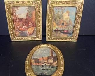 Miniature framed art Made in Italy