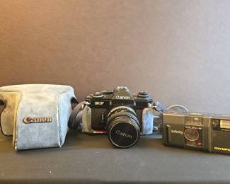 Canon and Olympus cameras