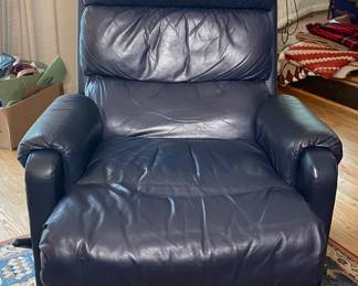 Leather recliner