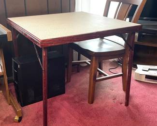 Vtg. folding table