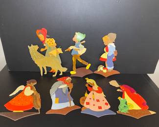 Vtg. Fairy Tale cutouts