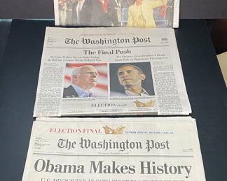 Barack Obama 2008 election newspapers