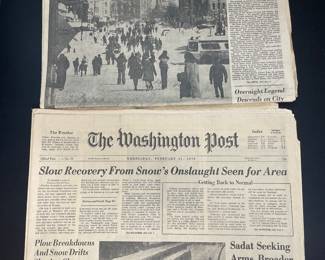 Vtg Washington Post newspapers 1979