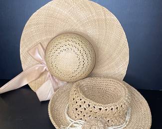 Vintage straw hats