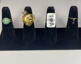 Vintage costume rings