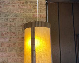 MCM hanging pendant lamp vintage