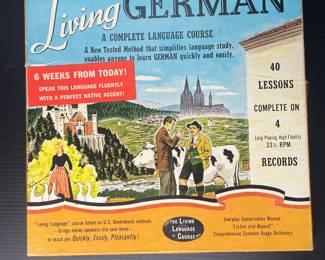 Living German, A Complete Language Course records vtg