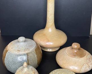 Stone and marble vases and vessels