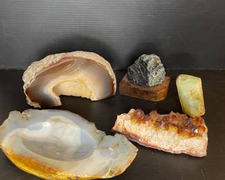 Mixed crystals and natural minerals