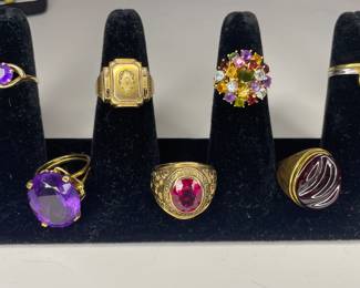14k and 10k gold rings