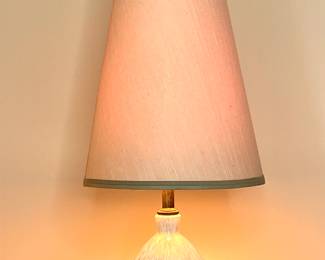 MCM Drip Glaze Bedside Table Lamps (2)