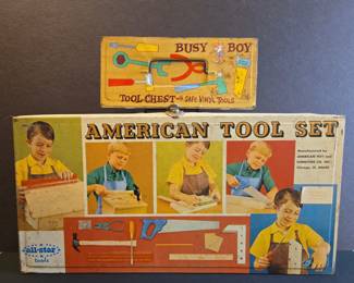 Vtg. tool set toys