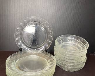 Arcoroc France plates & bowls vtg