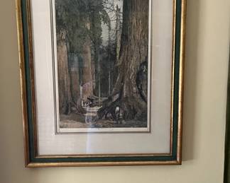 Luigi Kasimir Colored Etching