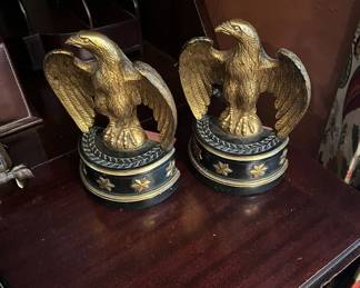 Pair Eagle Bookends