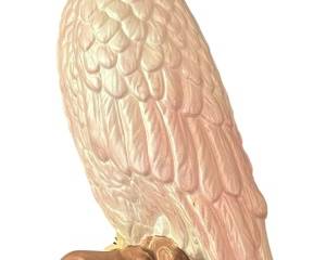 Ceramic Cockatoo Statue