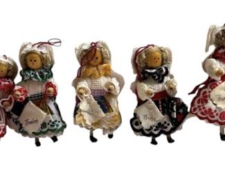 Prague Praha Handmade Doll Ornaments