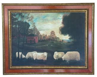 Rouges Bluff Farm Framed Print