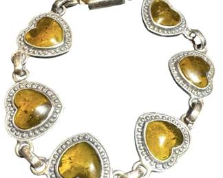 925 Sterling Stone Bracelet