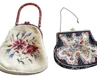 Vintage Needlepoint Purses