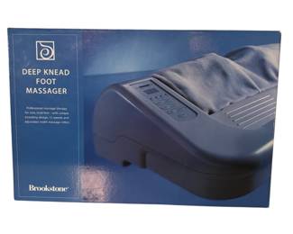 NEW Brookstone Deep Knead Foot Massager