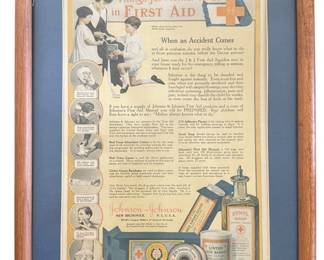 Johnson Johnson First Aid Print