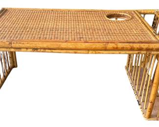 Vintage Bamboo Breakfast Tray