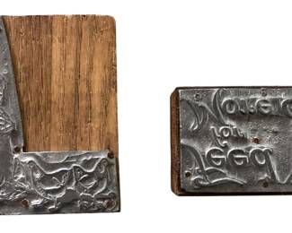 Vintage Letterpress Printers Blocks