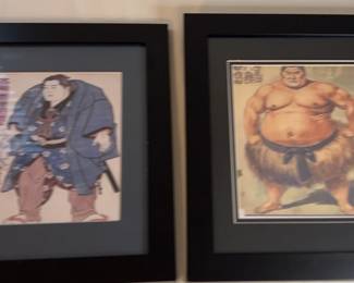 Asian Art Lot Of 2 Pictures