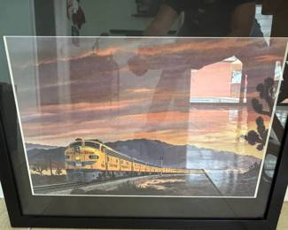 Print Sunrise on a Domeliner by Howard Fogg