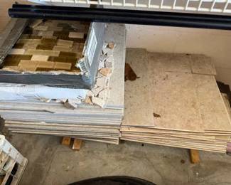 Huge Lot Of Assorted Floor Tile
