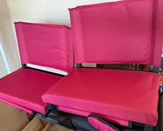 Lot Of 3 Stadium Seats For Bleachers