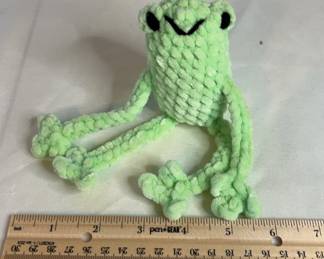Lot Of Knitted Stuffed Animals