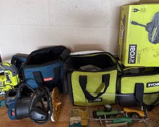 Lot Of Assorted Power Tools Ryobi