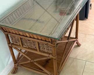 Bamboo Look End Table