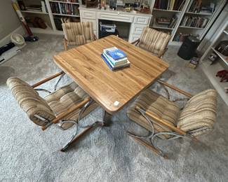 Cleo Baldon Set Table with Four Chairs (additional leave too