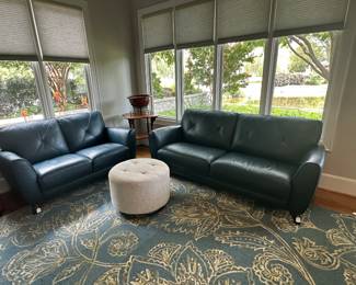 Leather sofa and Loveseat