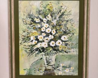 Lee Reynolds framed still life