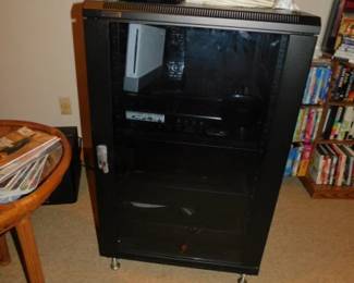 OMNI MOUNT DESIGN AUDIO VISUAL RACK CABINET