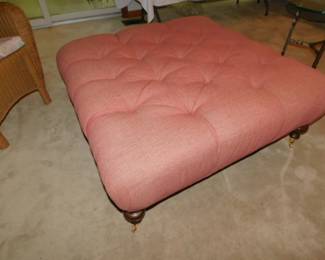 Large Decorator Tufted Ottoman