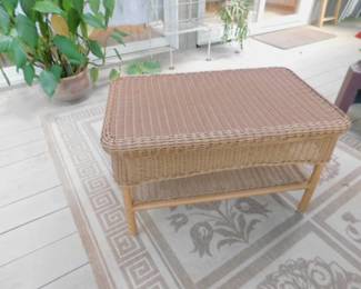 Wicker Bench