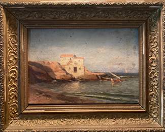 M. Reynnick signed oil on canvas