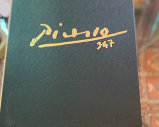 Two-volume set of "Picasso 347"  containing 347 etchings and aquatints by the artist.  Volume I and II in lined clamshell box; as new. First Edition 1970