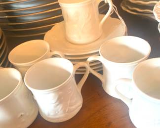 Richard Ginori demitasse service for six