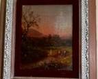 Oil on bord