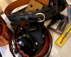 Lot of old holsters