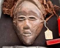 Antique african mask