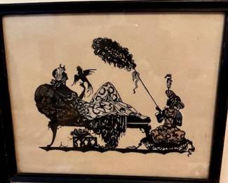 Old silhouette.