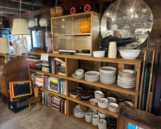 Hardcover and paperback books