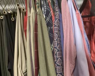 Men’s clothing.
